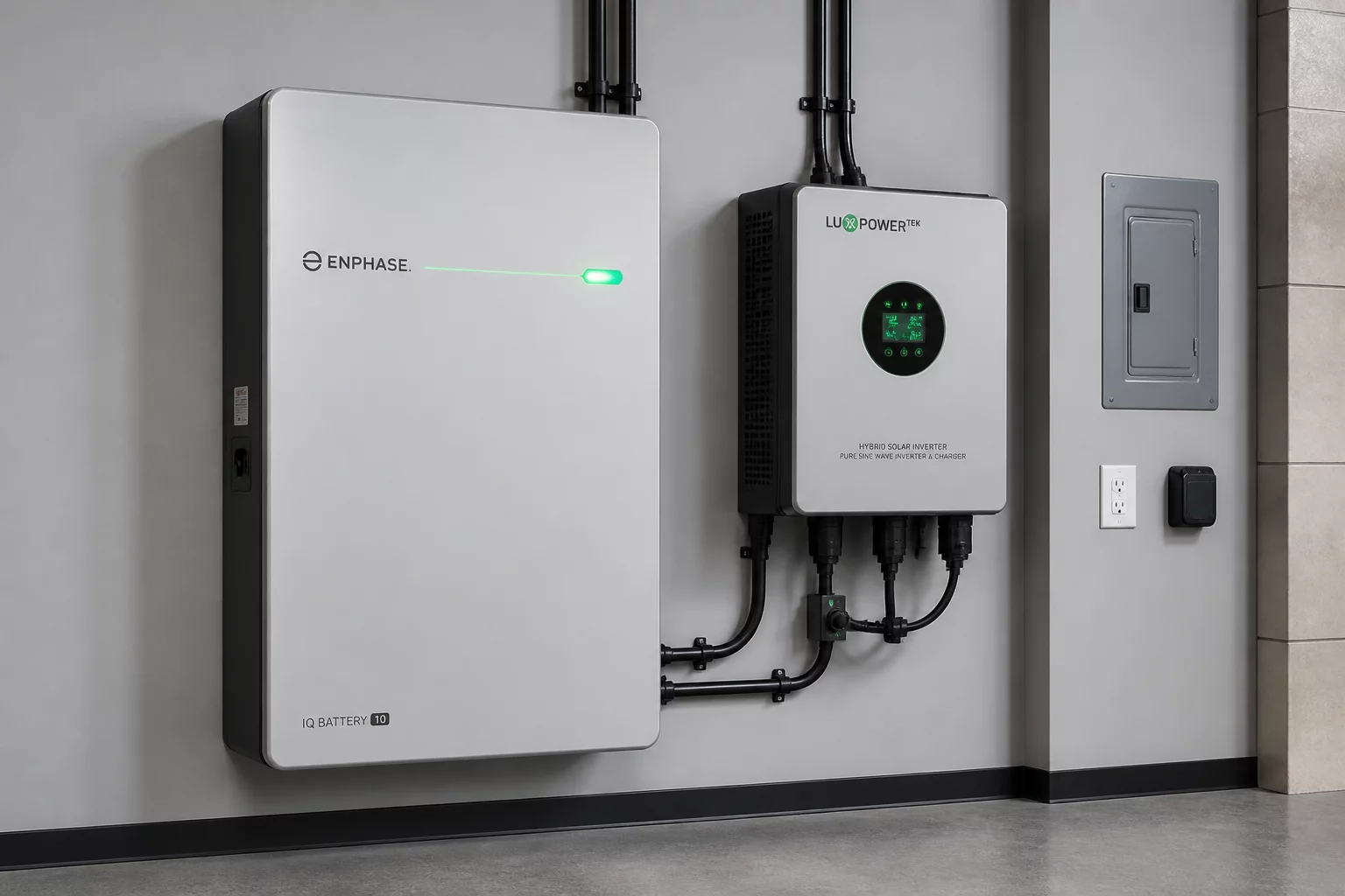 Certified electrical engineer deploying home battery storage system